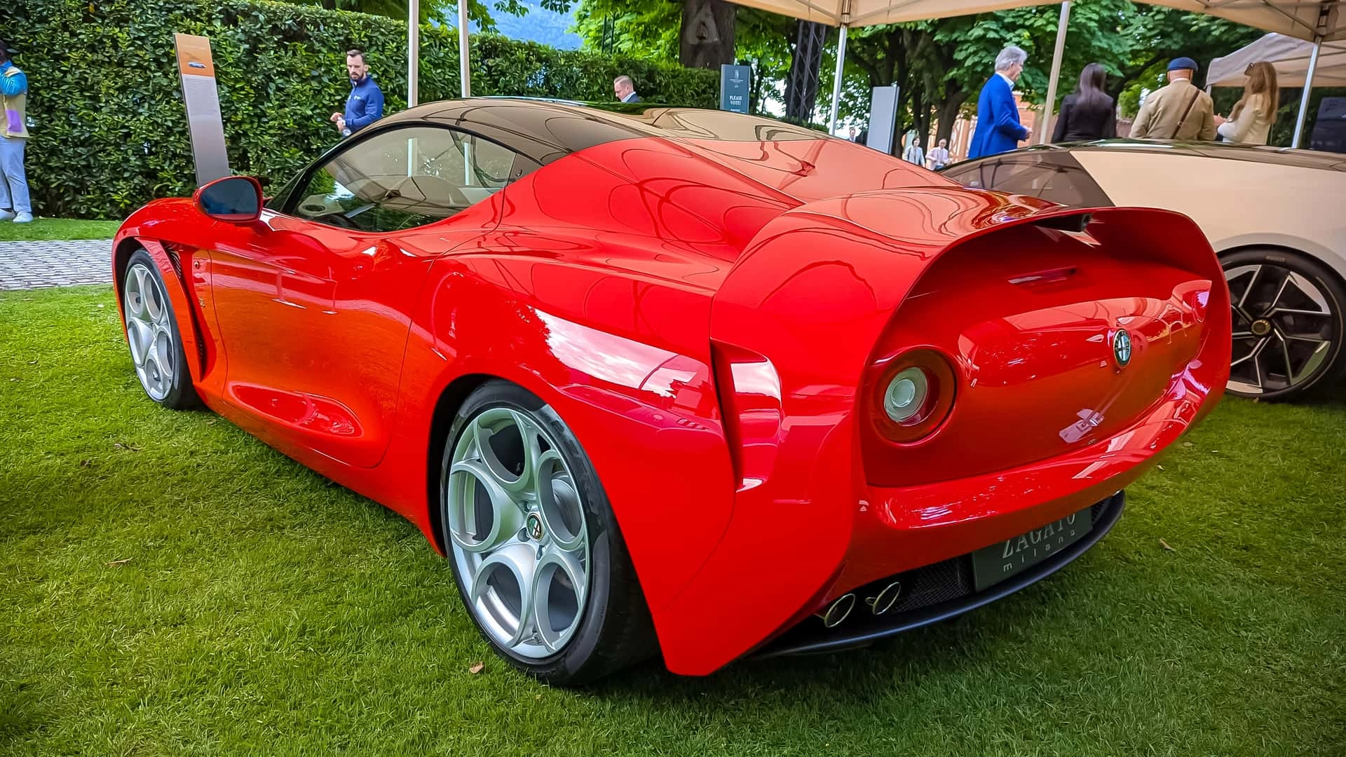 Alfa romeo 8c doppiacoda zagato 2025 live bilder (2)